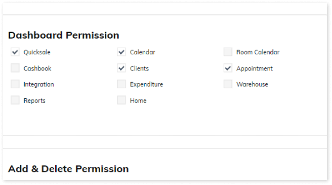 Assigning Role for Staff