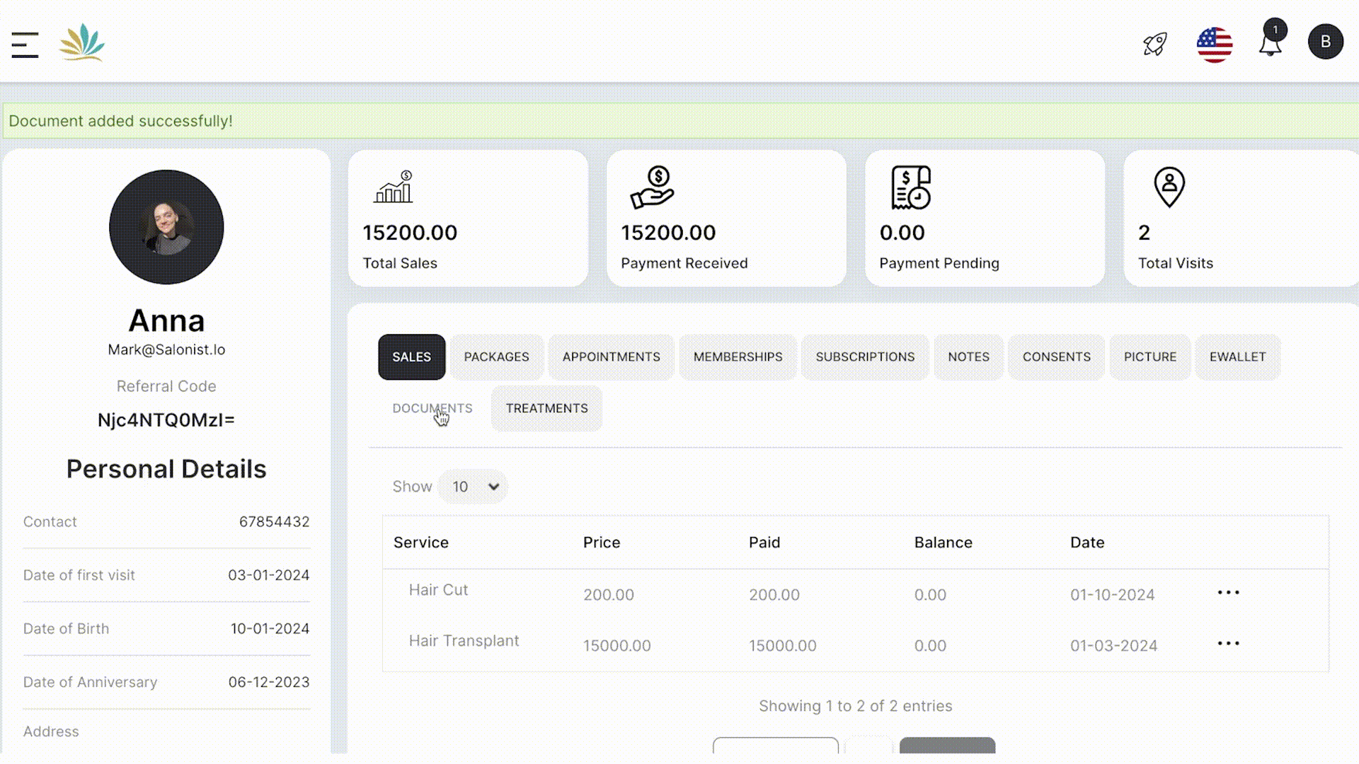 Attach Files to Customer Profiles