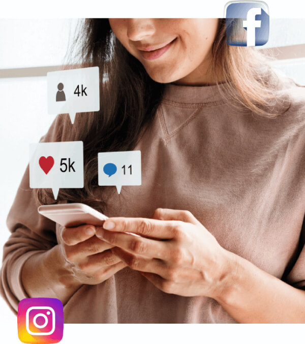 book through social media