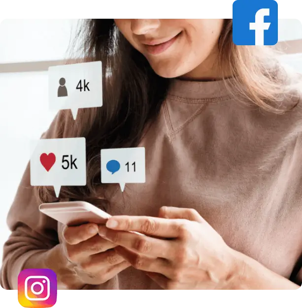 book through social media