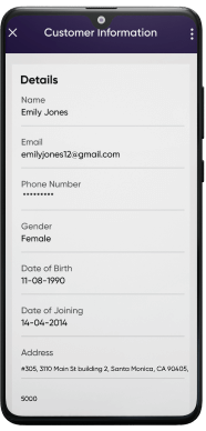 customer information